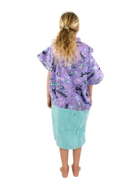 ALL-IN Children's Poncho Pop 80s Purple – Pončas vaikams (6-9 m.)