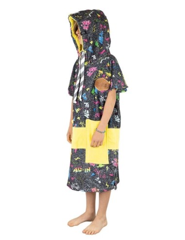 ALL-IN Children's Poncho Pop 80s Purple – Pončas vaikams (6-9 m.)wave