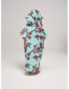 ALL-IN Children's Poncho Cherry Tree – Pončas vaikams (3-6 m.) 2