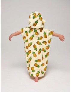 ALL-IN Children's Poncho Pineapple – Pončas vaikams (3-6 m.) wave hawaii gobtuvas 2