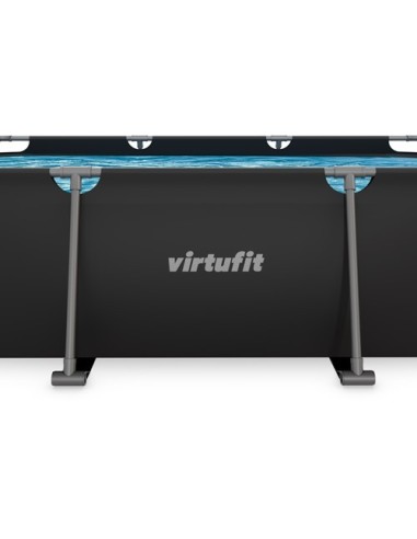 VirtuFit stačiakampis baseinas – 300 x 210 x 66 cm – antracito spalvos