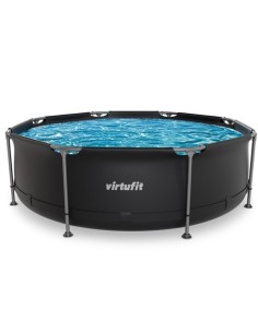 VirtuFit apvalus baseinas - 244 cm - antracito spalvos - be siurblio 2