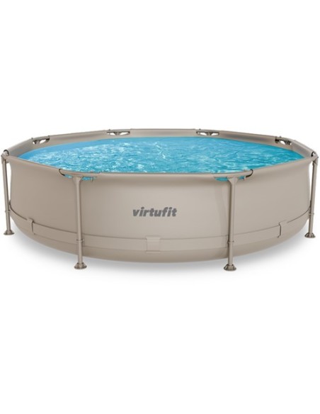 VirtuFit apvalus baseinas - 305 cm - smėlio spalvos - be siurblio