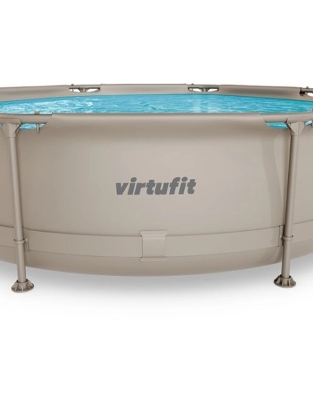 VirtuFit apvalus baseinas - 305 cm - smėlio spalvos - be siurblio