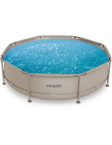 VirtuFit apvalus baseinas - 305 cm - smėlio spalvos - be siurblio