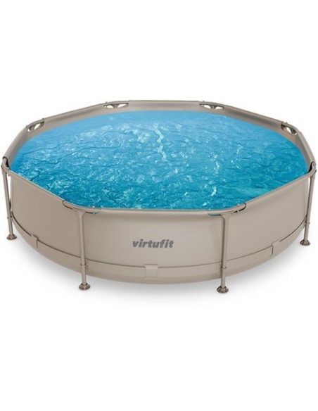 VirtuFit apvalus baseinas - 305 cm - smėlio spalvos - be siurblio
