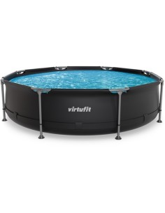 VirtuFit apvalus baseinas - 305 cm - antracito spalvos - be siurblio 2