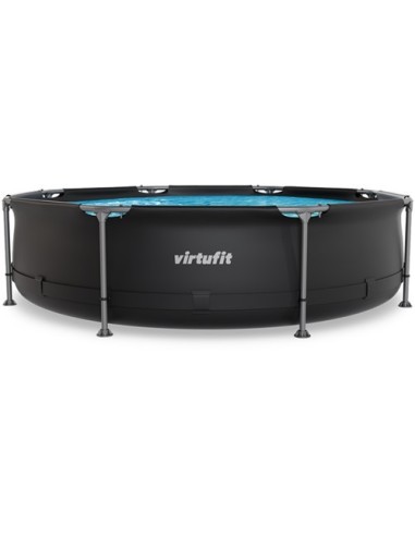 VirtuFit apvalus baseinas - 305 cm - antracito spalvos - be siurblio