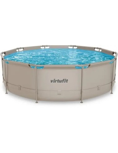 VirtuFit apvalus baseinas - 366 cm - smėlio spalvos - be siurblio