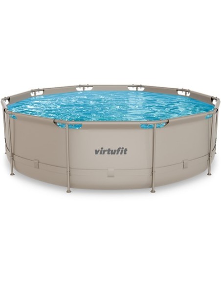 VirtuFit apvalus baseinas - 366 cm - smėlio spalvos - be siurblio