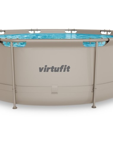 VirtuFit apvalus baseinas - 366 cm - smėlio spalvos - be siurblio