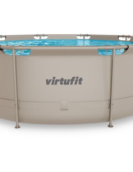 VirtuFit apvalus baseinas - 366 cm - smėlio spalvos - be siurblio