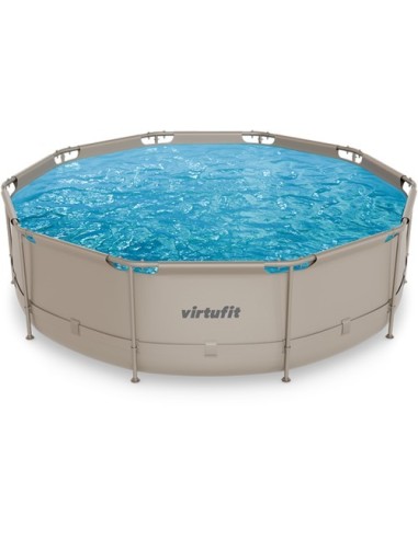 VirtuFit apvalus baseinas - 366 cm - smėlio spalvos - be siurblio