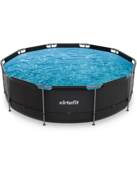 VirtuFit apvalus baseinas - 366 cm - antracito spalvos - be siurblio