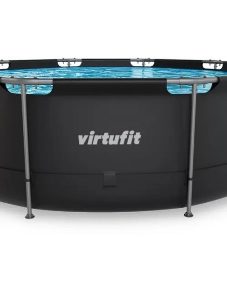 VirtuFit apvalus baseinas - 366 cm - antracito spalvos - be siurblio
