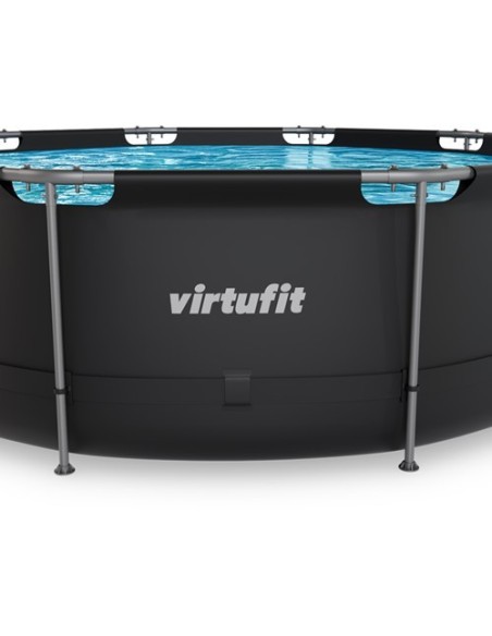 VirtuFit apvalus baseinas - 366 cm - antracito spalvos - be siurblio