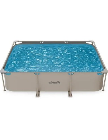 VirtuFit stačiakampis baseinas - 300 × 210 cm - smėlio spalvos - be si