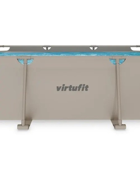 VirtuFit stačiakampis baseinas - 300 × 210 cm - smėlio spalvos - be si