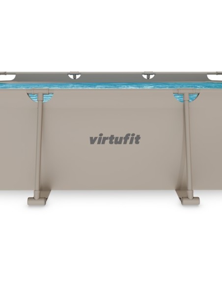 VirtuFit stačiakampis baseinas - 300 × 210 cm - smėlio spalvos - be si