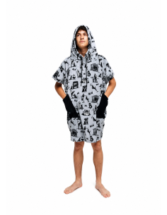 Surf pončai ir nardymo gobtuvai |ALL-IN Junior Poncho Kai – Pončas jaunuoliams (9-15 m.)