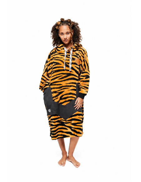 ALLxIN  pončas-gobtuvas ilgomis rankovėmis „Jacquard Zebra“