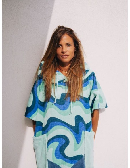 Surf pončai ir nardymo gobtuvai | Persirengimo pončai |Klasikinis ALLxIN pončas Aqua wave hawaii gobtuvas