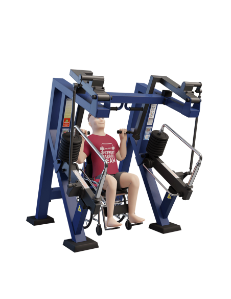 Streetbarbell MB 7.29.3 - Preso suolas sėdint su svorių bloku