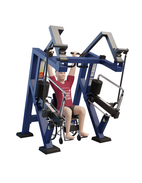 Streetbarbell MB 7.29.3 - Preso suolas sėdint su svorių bloku
