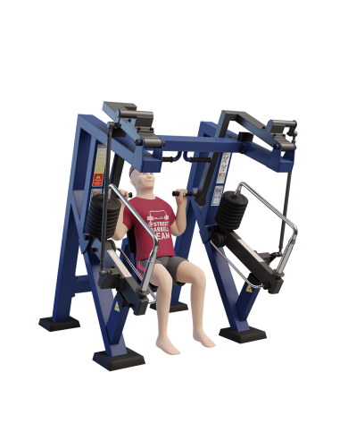 Streetbarbell MB 7.29.3 - Preso suolas sėdint su svorių bloku