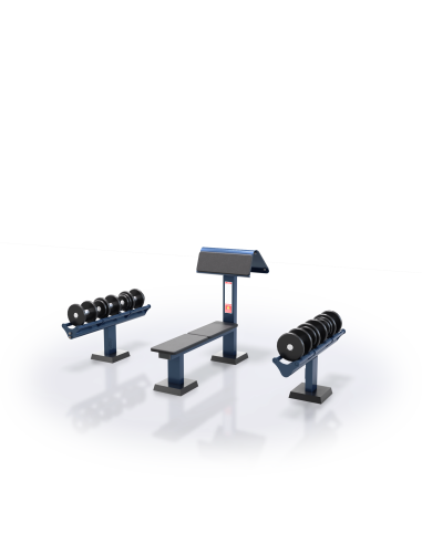Streetbarbell MB 7.34 - Hantelių rinkinys