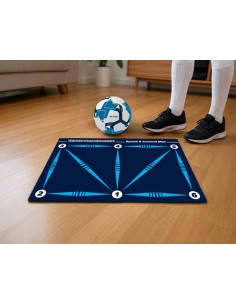Futbolo kojų koordinacijos ir vikrumo lavinimo kilimėlis  (60x90 cm)