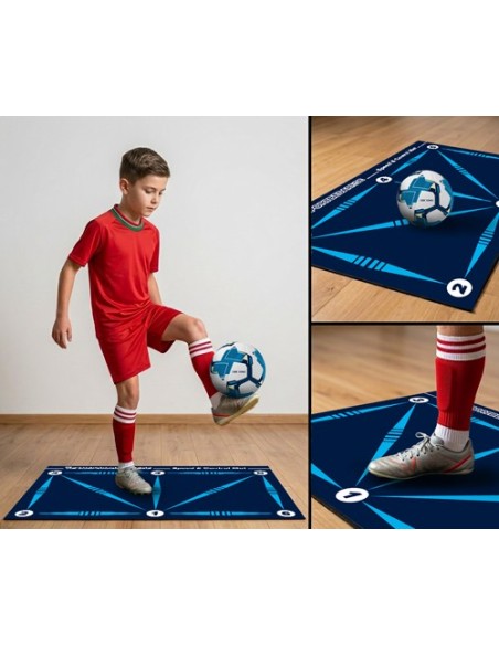 Football foot coordination and agility training mat (60x90 cm)