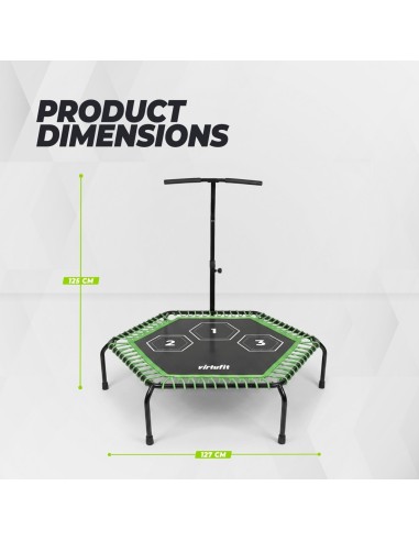 Fitneso batutas VIRTUFIT "Trampoline PRO"