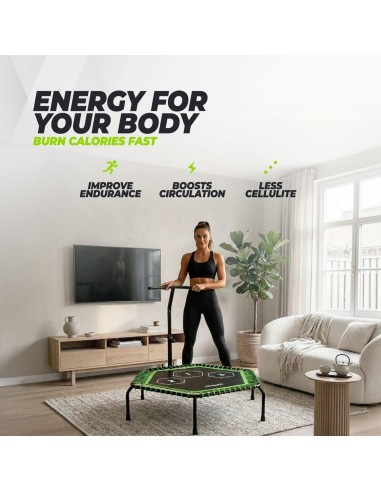 Fitneso batutas VIRTUFIT "Trampoline PRO"