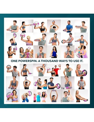 „Powerspin Evo“ rankų, tricepso ir pečių treniruoklis (pilkas/oranžinis)