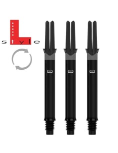 L-Style L-Shaft Straight Silent Spin – besisukantys smiginio koteliai 2