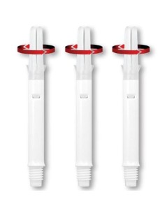 L-Style L-Shaft Straight Silent Spin – besisukantys smiginio koteliai (White)