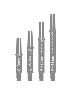 L-Style "L-Shaft" koteliai Locked Straight (clear black 330, 260) 2
