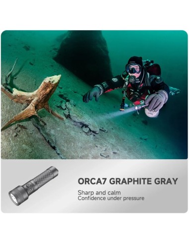 Šviestuvas OrcaTorch  Orca7  2x 21700