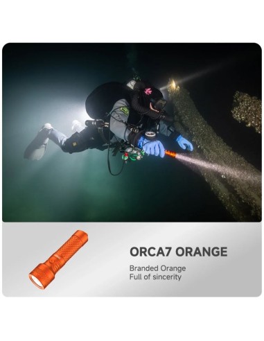 Šviestuvas OrcaTorch  Orca7  2x 21700