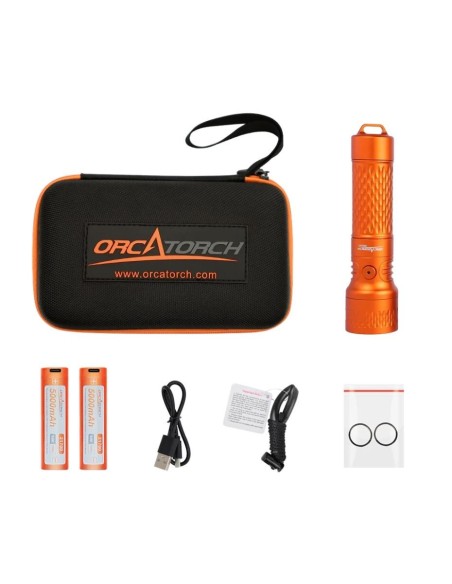 Šviestuvas OrcaTorch  Orca7  2x 21700