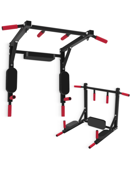 Vartomas skersinis su lygiagretėmis 4FIZJO  "Pull-up and Dip Rack"