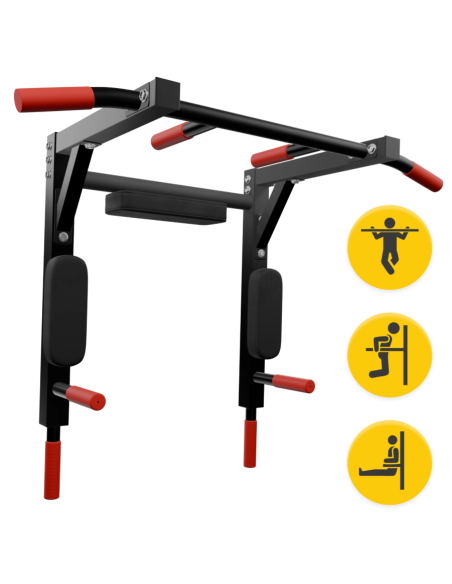 Vartomas skersinis su lygiagretėmis 4FIZJO  "Pull-up and Dip Rack"