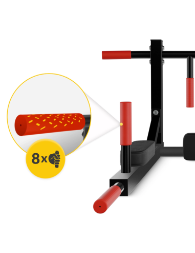 Vartomas skersinis su lygiagretėmis 4FIZJO  "Pull-up and Dip Rack"