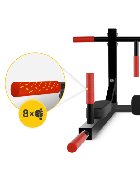 Vartomas skersinis su lygiagretėmis 4FIZJO  "Pull-up and Dip Rack"