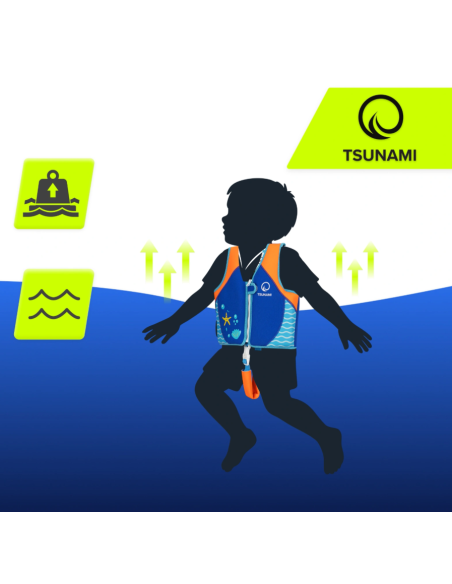 TSUNAMI plaukimo liemenė 2-3 metų vaikams (mėlyna)