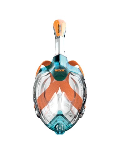 SEAC Libera XS/S, viso veido nardymo kaukė, snorkelinimo kaukė vaikams nuo 10 metų, snorkelio kaukė paaugliams, kaukė mažesniam