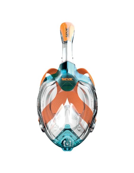 SEAC Libera XS/S, viso veido nardymo kaukė, snorkelinimo kaukė vaikams nuo 10 metų, snorkelio kaukė paaugliams, kaukė mažesniam