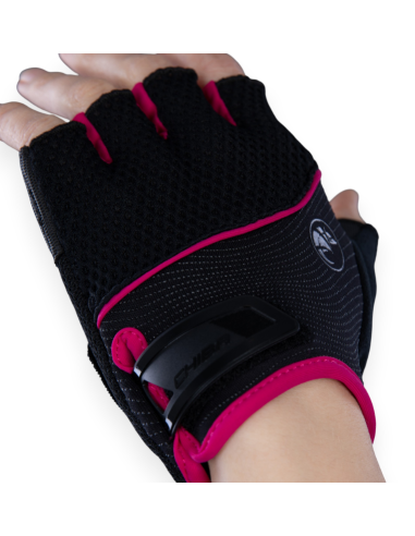 Pirštinės treniruotėms CHIBA "LADY ART II" (black/pink)