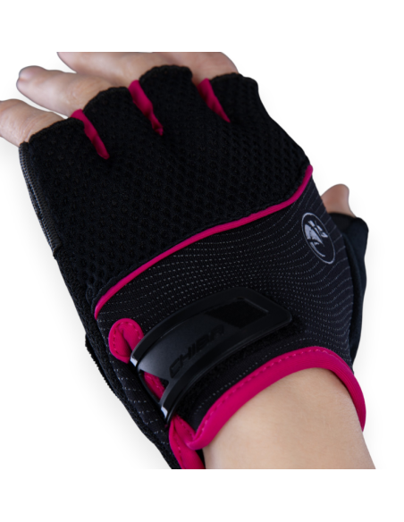 Pirštinės treniruotėms CHIBA "LADY ART II" (black/pink)